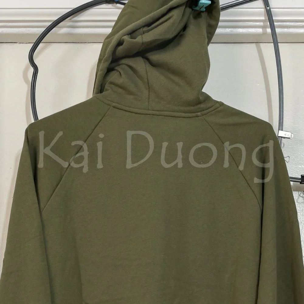 Men's Rival Fleece Big Logo Hoodie‎ GREEN - Picture 6 of 8